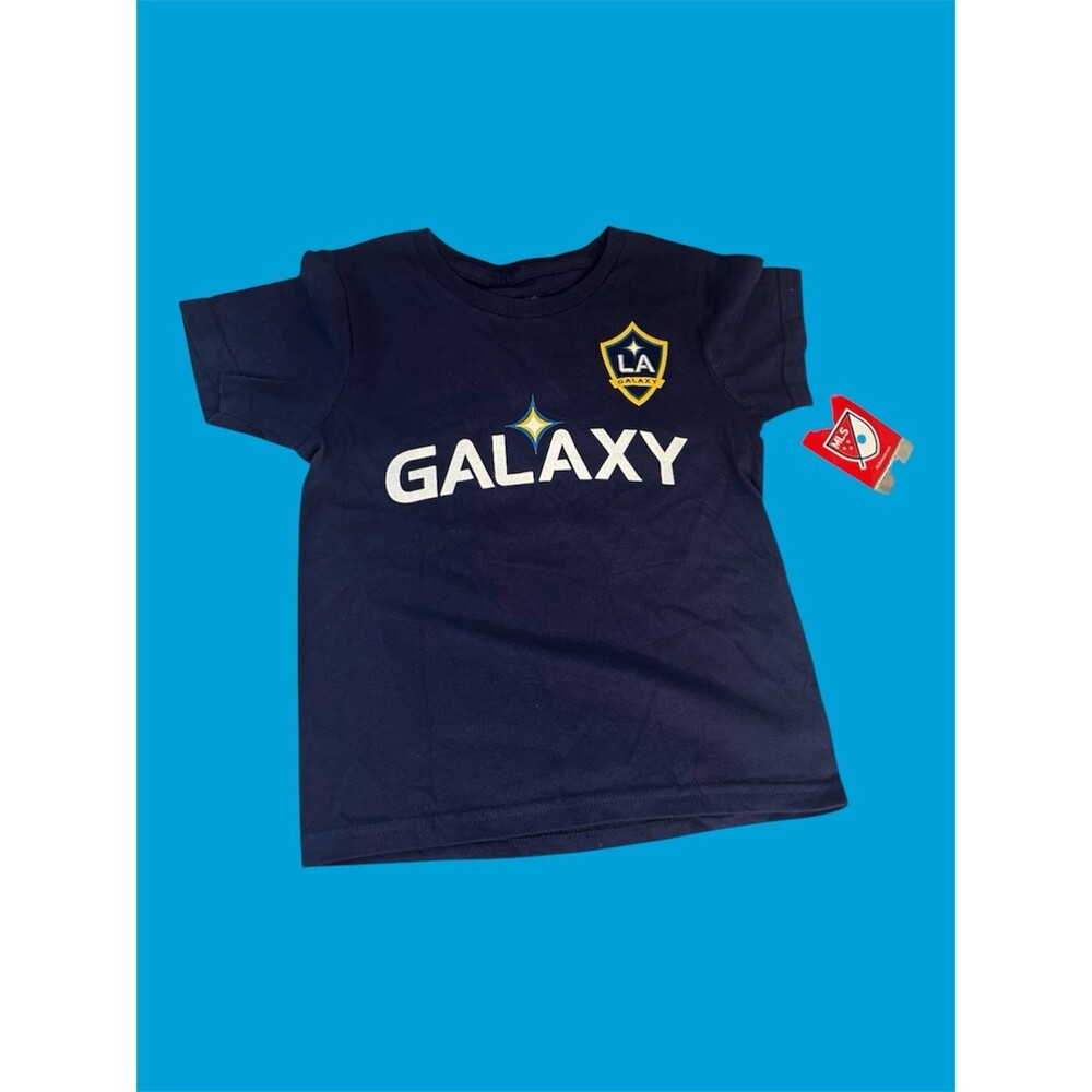 New LA Galaxy child navy t-shirt MLS Size M (5-6)